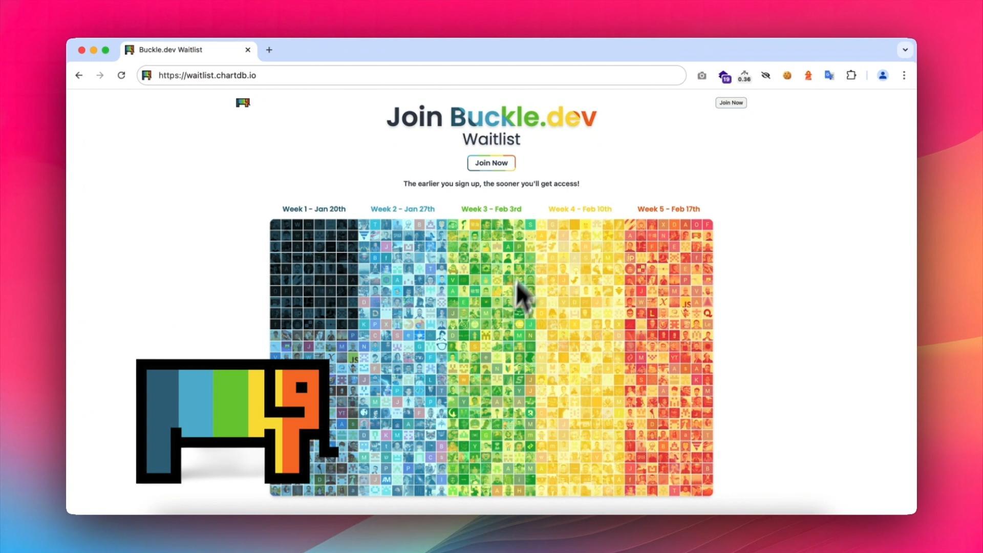 Buckle.dev Waitlist - AI DB editor